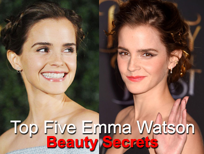 Top Five Emma Watson Beauty Secrets.