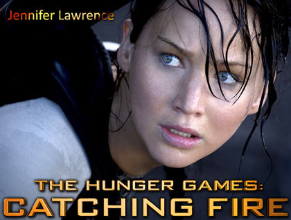 The Hunger Games Catching Fire cover art.