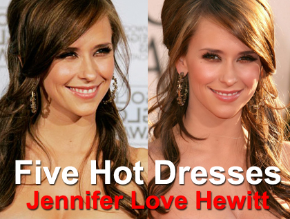 Five Hot Dresses: Jennifer Love Hewitt.