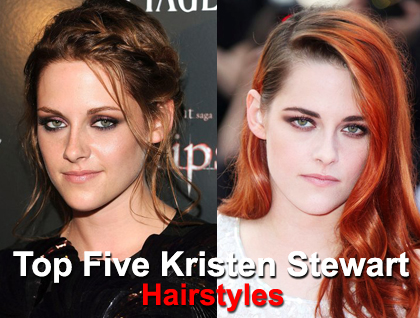 Top Five Kristen Stewart Hairstyles.
