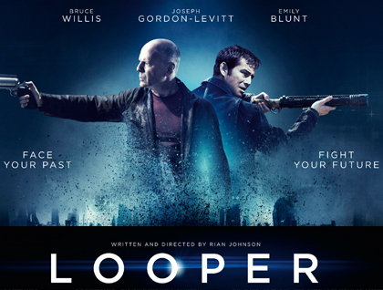 Looper (2012) movie poster.