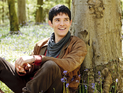 Colin Morgan as Merlin.