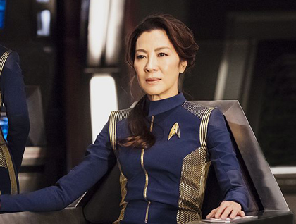 Michelle Yeoh as Captain Georgiou.