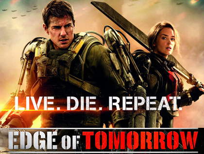 Edge of Tomorrow (2014) movie poster.