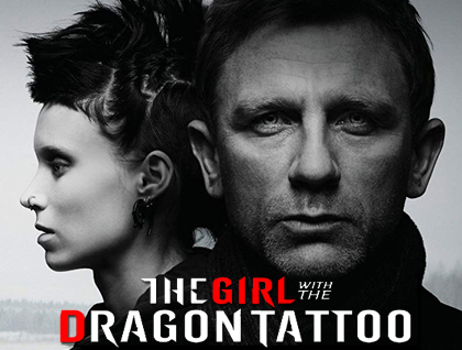 The Girl with the Dragon Tattoo (2011) movie poster.