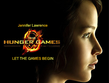 The Hunger Games cover poster.